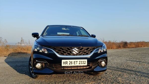 A wider front grille and sportier head lights give the Baleno a smarter face.