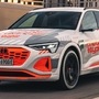 Audi E-Tron Facelift may break cover at the Paris Motor Show next month.
