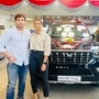 Geeta Phogat took the delivery of the Mahindra Scorpio-N. (Image: Twitter/Geeta Phogat)