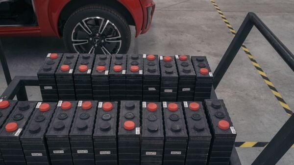 File phot of lithium batteries for use in electric cars. Image has been used for representational purpose. (Bloomberg)