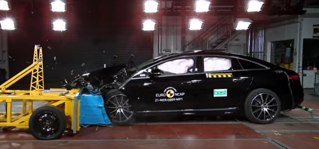 Screenshot taken from video posted on YouTube by Euro NCAP.