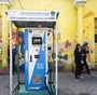 A Delta EV charging station stands at Connaught Place in New Delhi. The state government will add 100 more EV chargers across the city in the next two months.&nbsp; (Bloomberg)