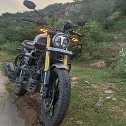 TVS Ronin 225 takes some inspiration from the Zeppelin R concept.