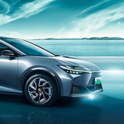 Toyota bz3 is the new electric sedan based on the e-TNGA  platform. 