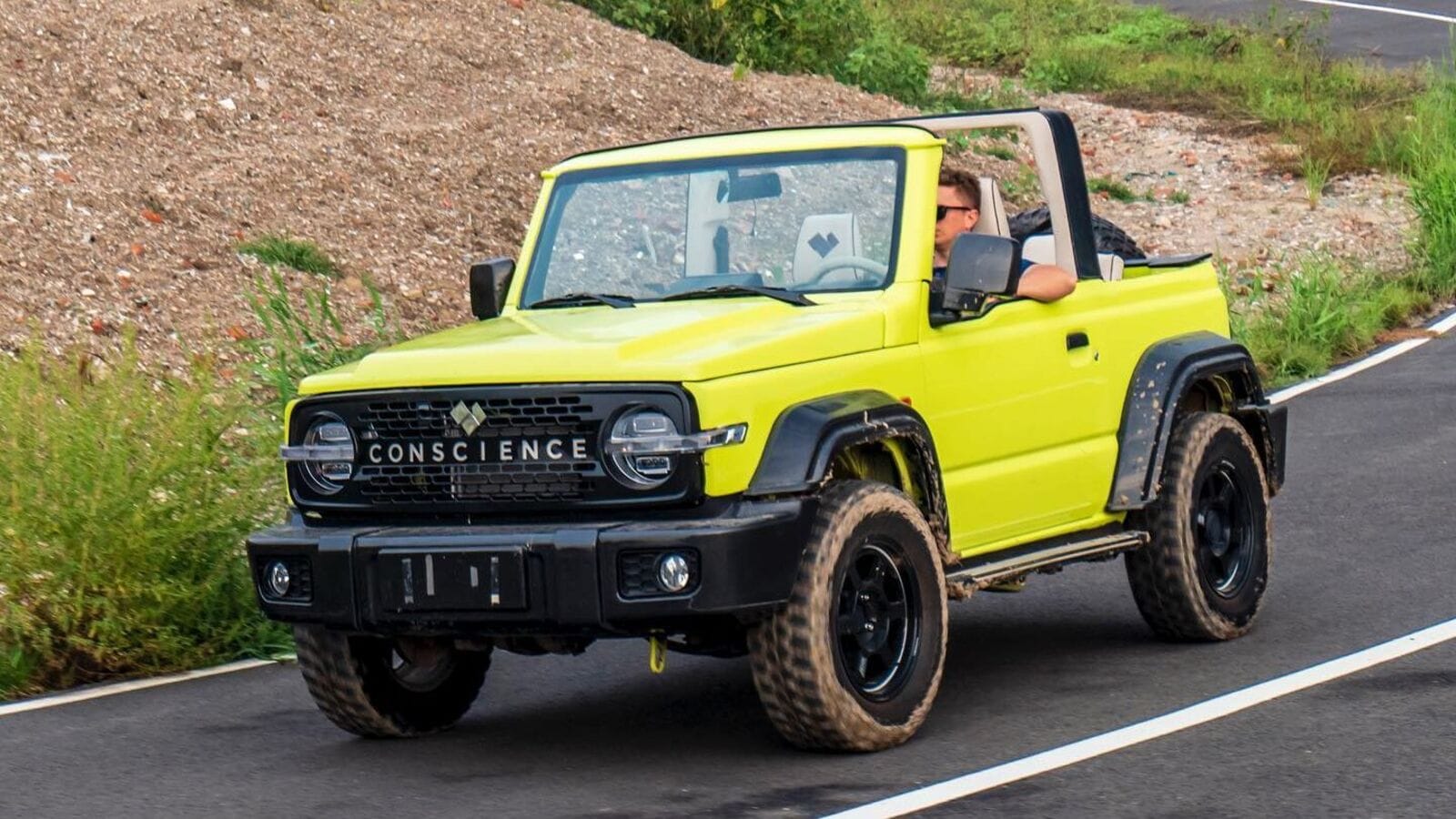 Suzuki Jimny Convertible is fun to drive, not official though