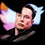 File photo: Elon Musk's photo is seen through a Twitter logo in this illustration. (REUTERS)