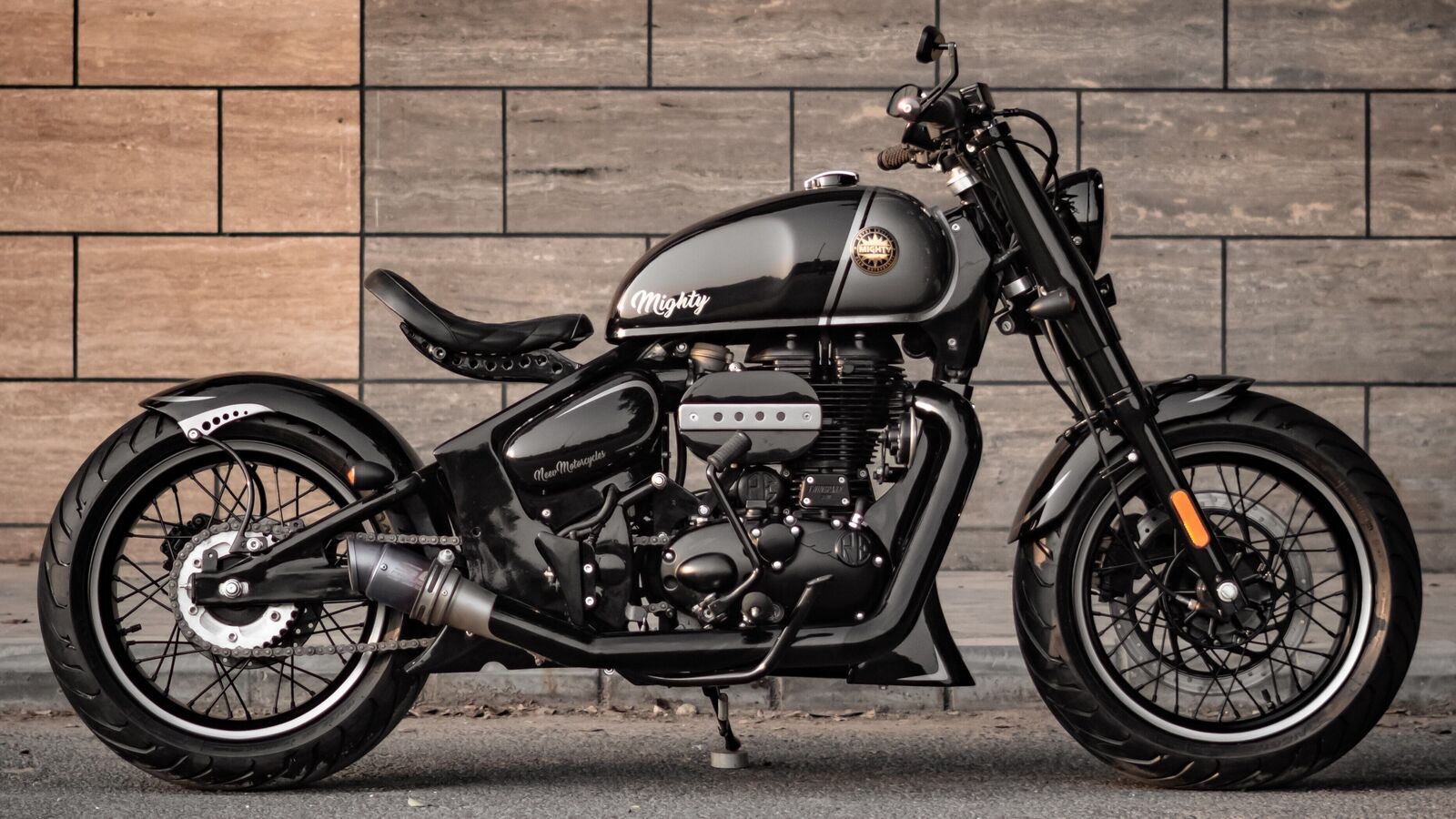 This Royal Enfield Classic 350 bobber is a hand-built attention ...