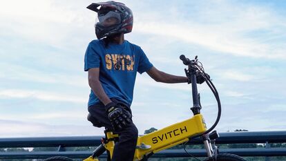 svitch electric bicycle MXE This foldable luxury e-bike with