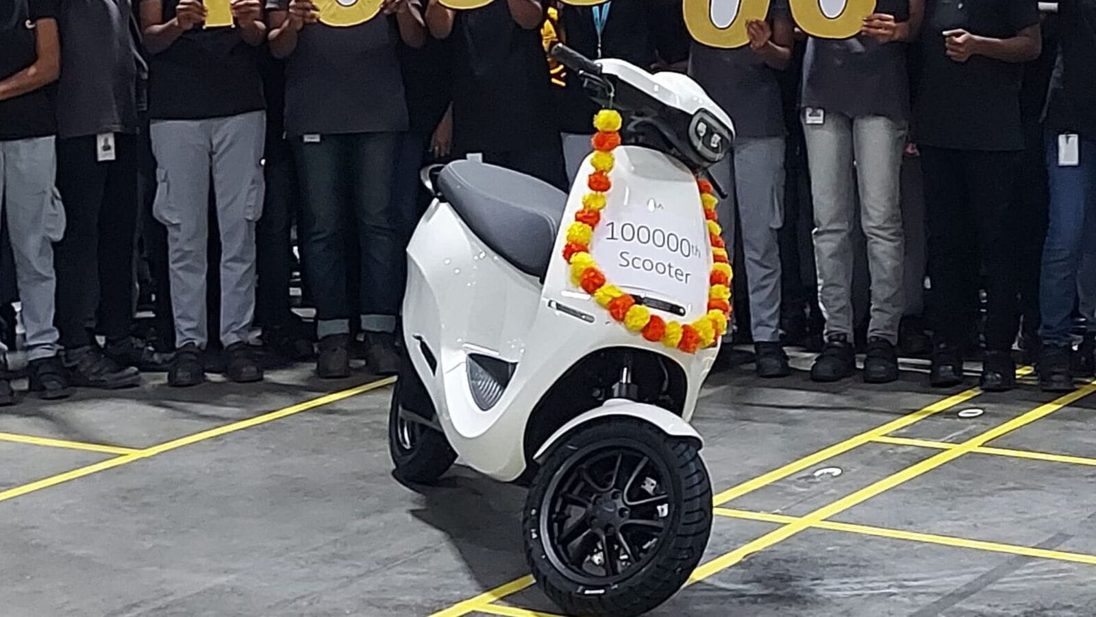 Ola Electric hits major milestone, produces one lakh units within a