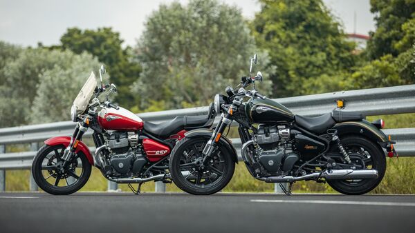 Royal Enfield will offer two versions of the Super Meteor 650 - Standard and Tourer