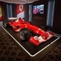 Former F1 World Champion Michael Schumacher's Ferrari F2003 GA with chassis number 229 during Sotheby's auction in Geneva. (AFP)