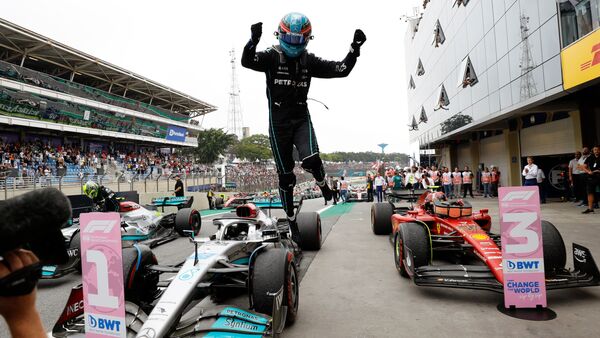 F1: George Russell ends winless streak for Mercedes, wins maiden race in  Brazil | HT Auto