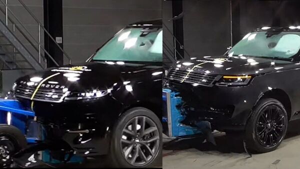 Crash test range rover sport