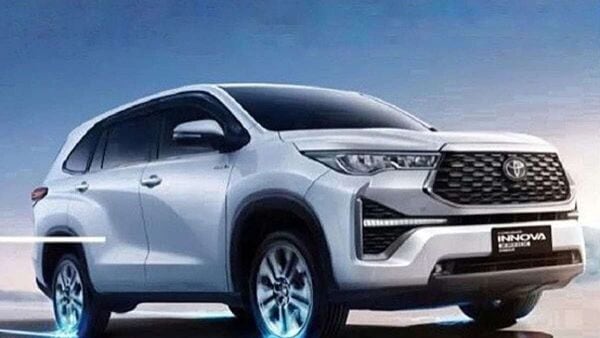 Leaked images of the upcoming Toyota Innova HyCross show how the MPV's configuration has changed and added SUV characteristics in its hybrid avatar.  (Image courtesy: Instagram/turbocars_007)