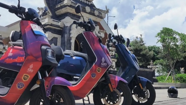 During the G20 summit last week, Mavericks electric scooters put up the G20 logo in Bali.