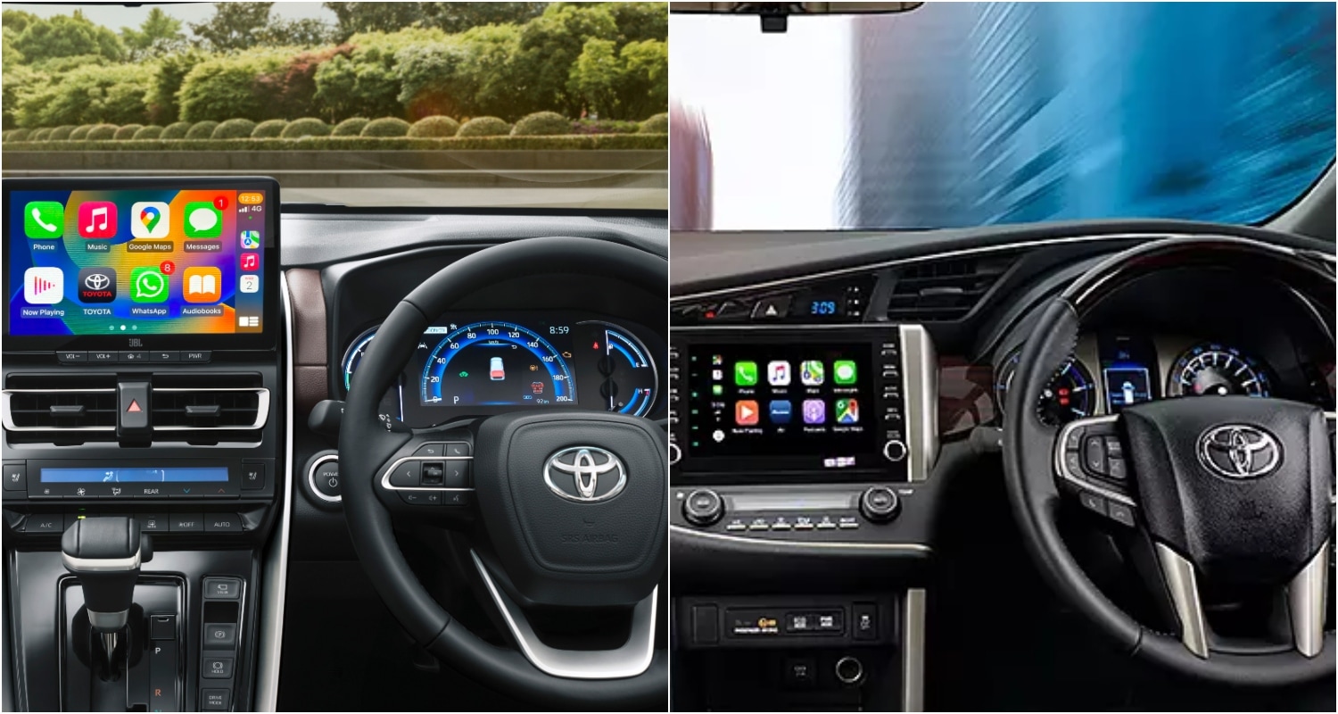 The Toyota Innova HyCross is more tech-friendly over the Innova Crysta and there's plenty of soft-touch materials too The Toyota Innova HyCross is more tech-friendly over the Innova Crysta and there's plenty of soft-touch materials too