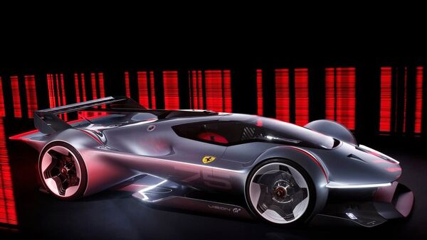 The Ferrari Vision GT car gets an eight-speed dual-clutch transmission sourced from Formula One. The Ferrari Vision GT car gets an eight-speed dual-clutch transmission sourced from Formula One.