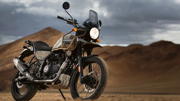 Royal Enfield Himalayan 2023 comes in three new colors - Dune Brown (above), Glacier Blue & Sleet Black