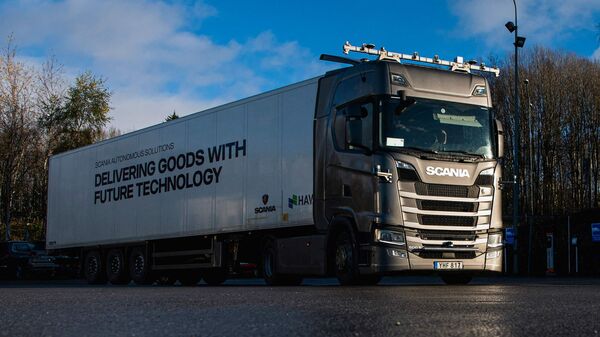 Scania's self-driving trucks 