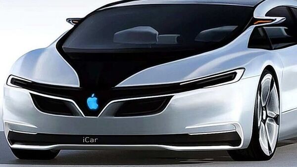 A creative rendering of the Apple car (Image: YouTube)