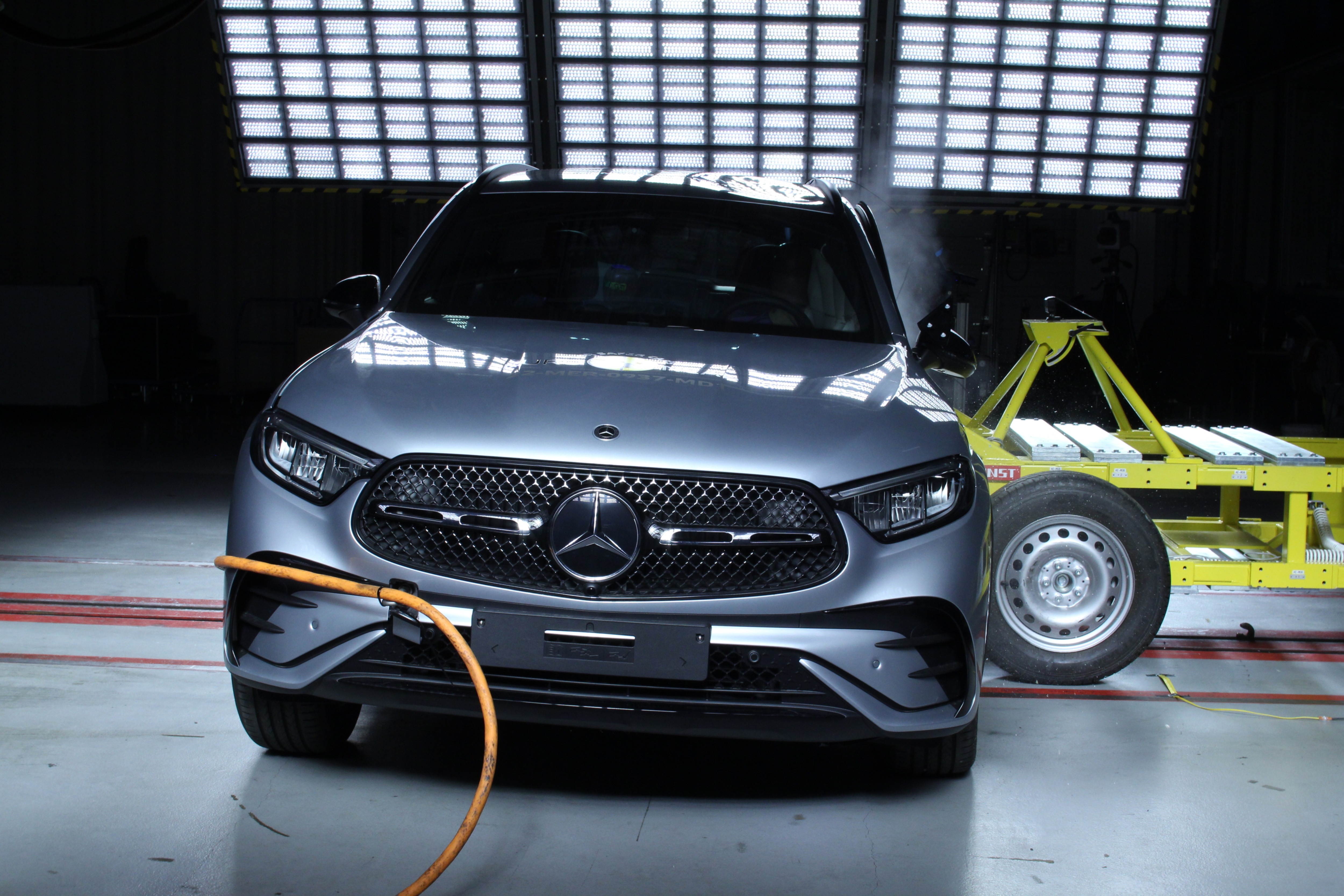 The new generation Mercedes-Benz GLC is equipped with a series of safety assistance systems including AEB for the European market.