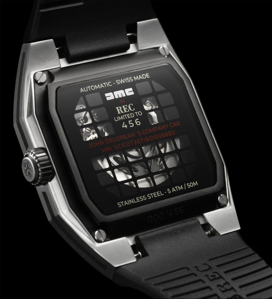 Trylon LED Watch Design Inspired by DeLorean Time Machine - Tuvie Design