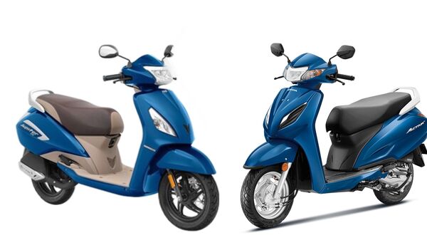 Both scooters are powered by a 109 cc engine and the power figures are very close.