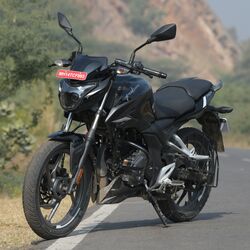 Bajaj Pulsar P150 take design inspirations from its elder siblings.