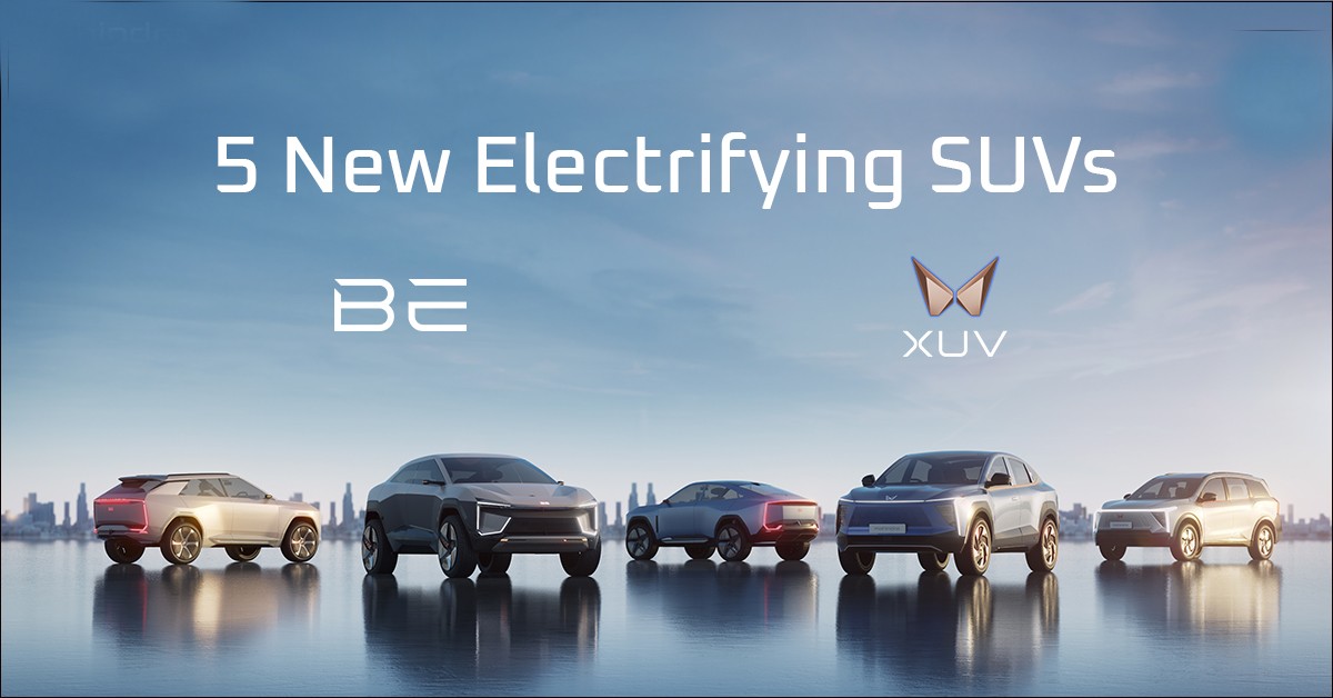 Mahindra plans to launch at least 5 electric SUVs from 2024 onwards under the BE and XUV sub-brands.