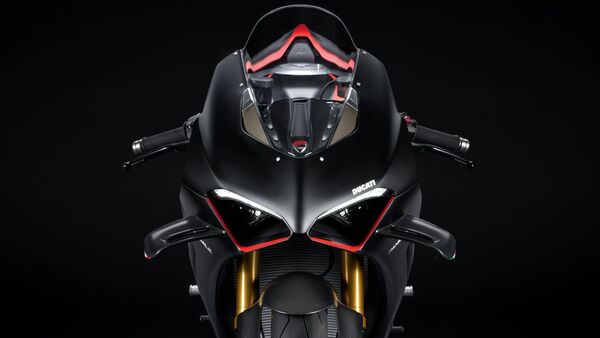 The Ducati Panigale V4 Special Edition has several panels made of carbon fibre.