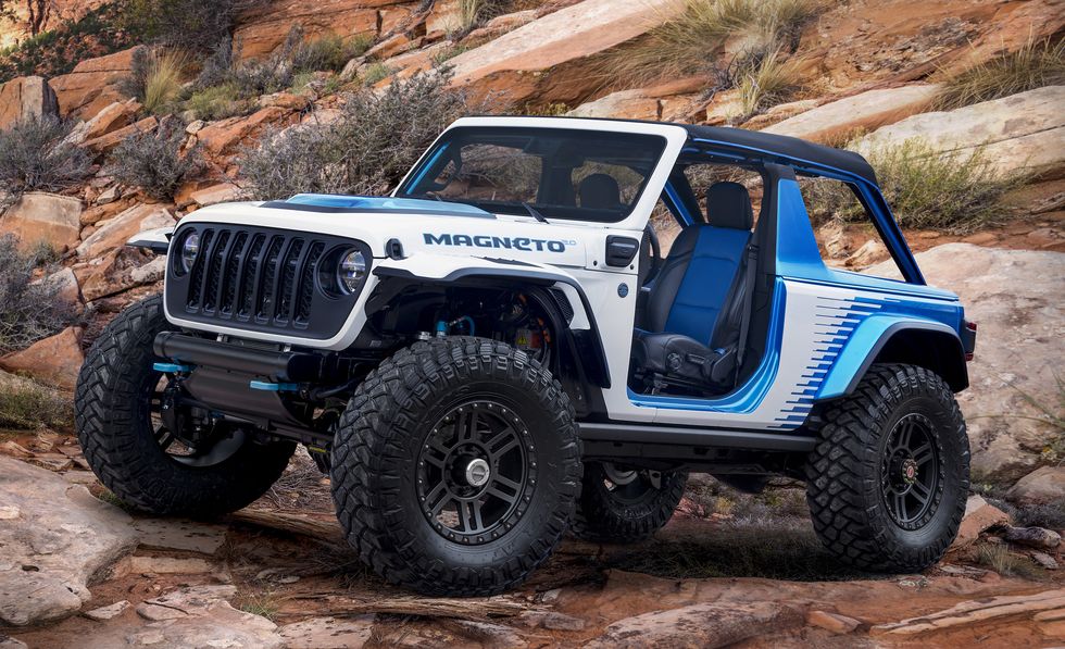 Jeep Wrangler Magneto 2.0 is an EV concept that is absurdly quick.