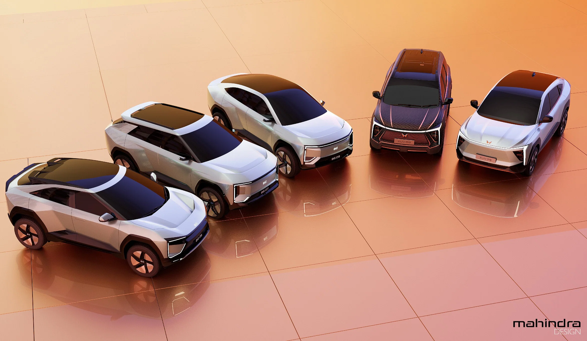 Mahindra XUV.e8, XUV.e9, BE.05, BE.07, BE.09 EV concepts promise to introduce an exciting electric SUV lineup to the carmaker's portfolio in the coming years.