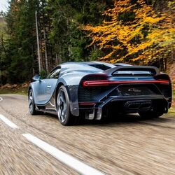 Armed with a 8.0-litre engine, the Bugatti Chiron Profilee can sprint from zero to 100 kmph in 2.3 seconds and has a top speed of 380 kmph.
