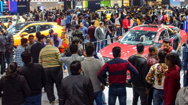 The Auto Expo 2023 is expected to see a record number of footfalls. (PTI)