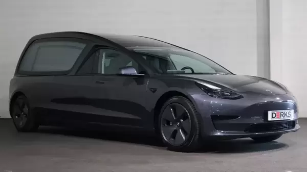 The Tesla Hearse 3 is an all-electric funeral vehicle based on the Tesla Model 3.