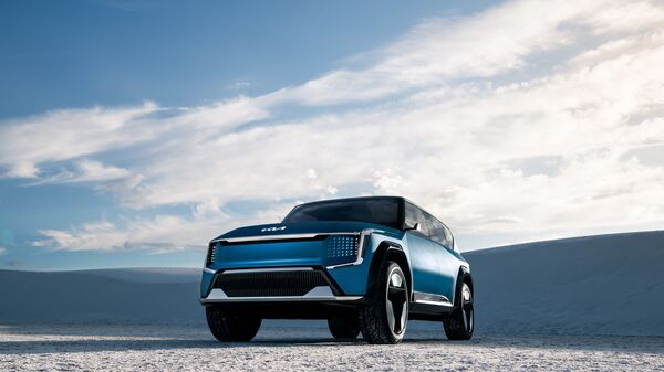 The Kia EV9 Concept promises to be a futuristic electric vehicle with state-of-the-art design and technology.