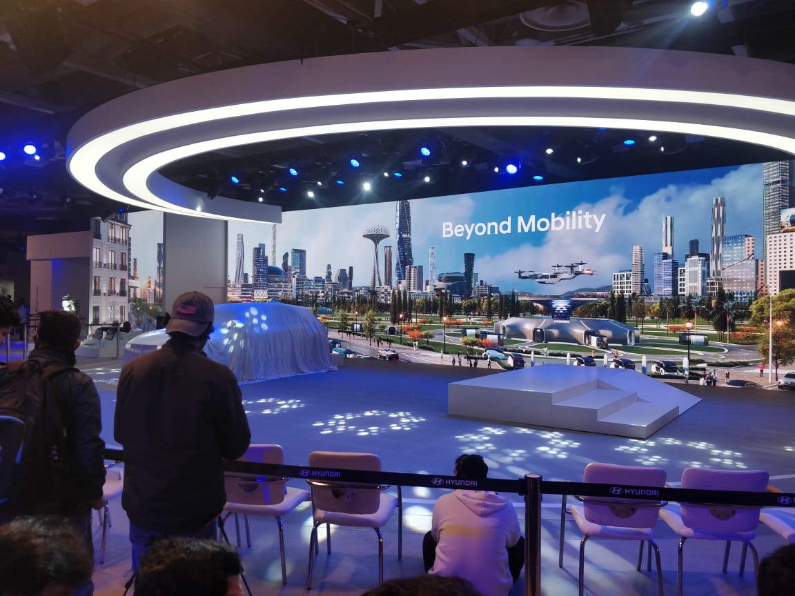 Hyundai pavilion at Auto Expo 2023