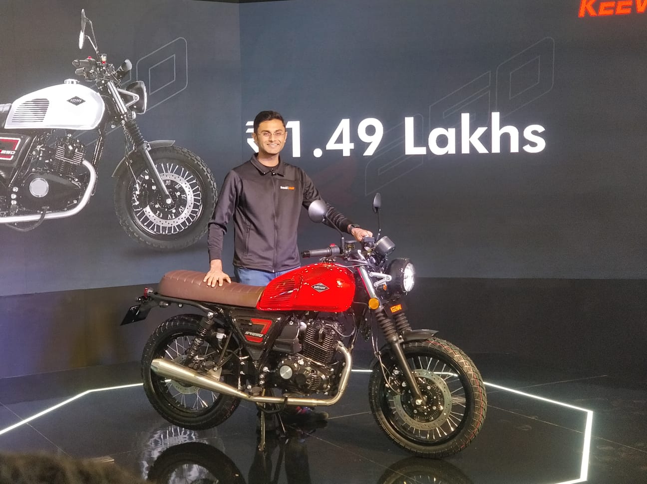 Keeway launched its latest SR 250 at the expo.