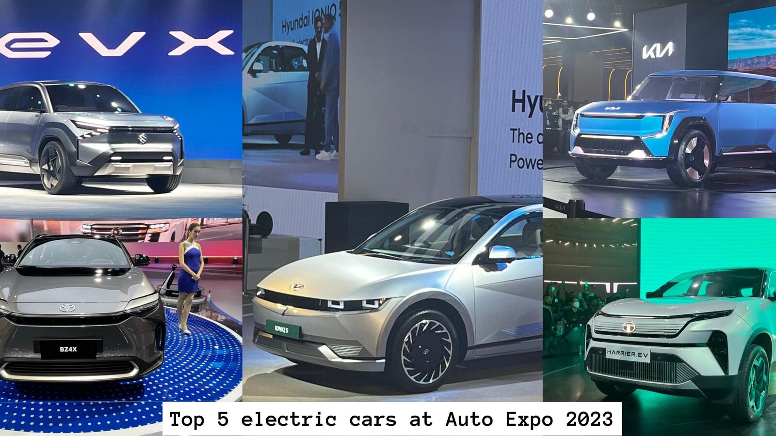 Auto Expo 2023 Five electric cars to light up Indian auto show