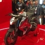 Ultraviolette's new concept motorcycle, F99 at the expo.