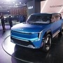 The EV9 concept is one of the showstoppers at the Kia pavilion