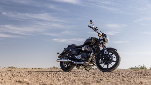 The 2023 Royal Enfield Super Meteor 650 goes on sale in India on January 16,