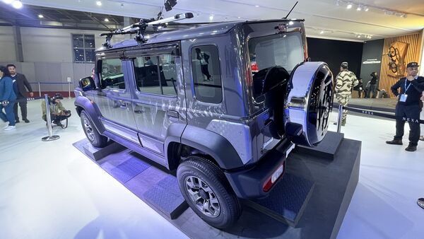The Maruti Suzuki Jimny five-door is expected to launch in the Indian market sometime in the middle of this year. The Maruti Suzuki Jimny five-door is expected to launch in the Indian market sometime in the middle of this year.