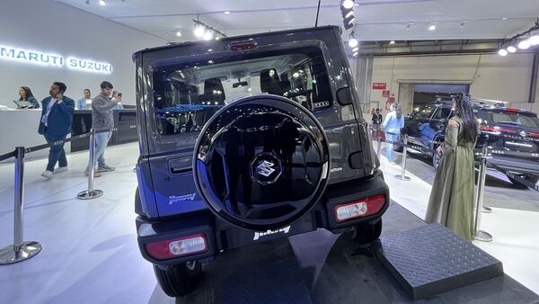 Visually the SUV comes with a striking road presence. Visually the SUV comes with a striking road presence.