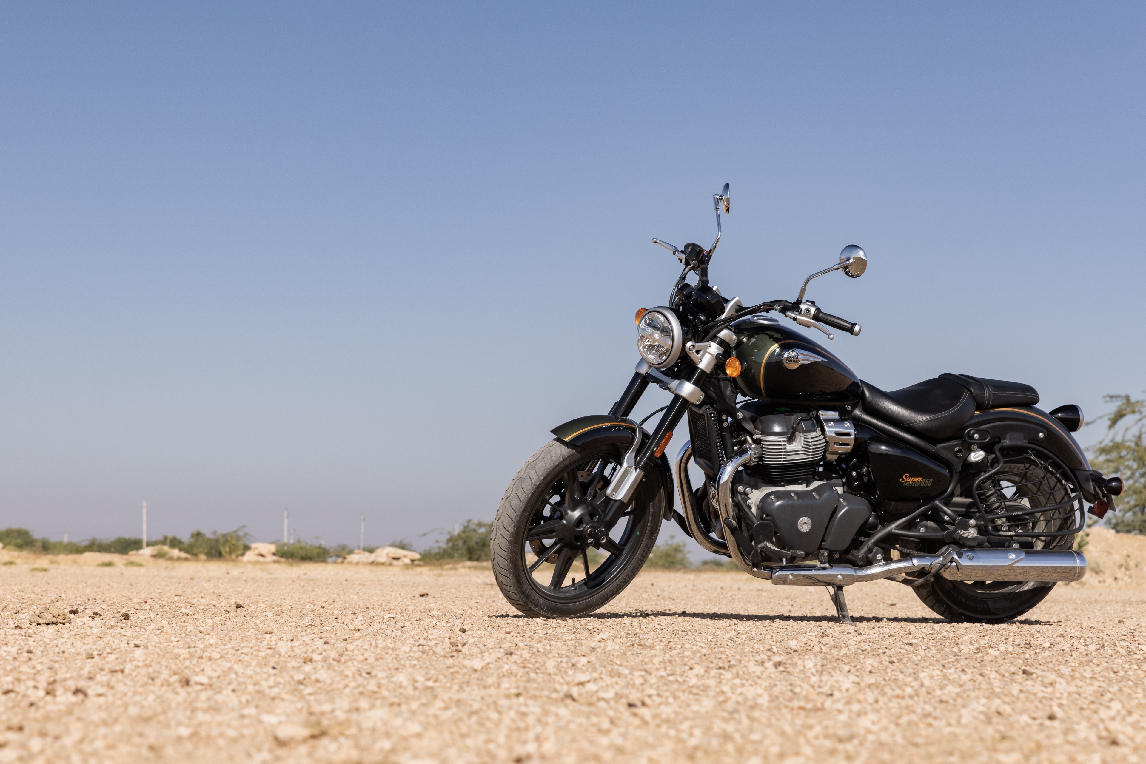 The quintessential cruiser styling blend well with Royal Enfield's traditional lines The quintessential cruiser styling blend well with Royal Enfield's traditional lines