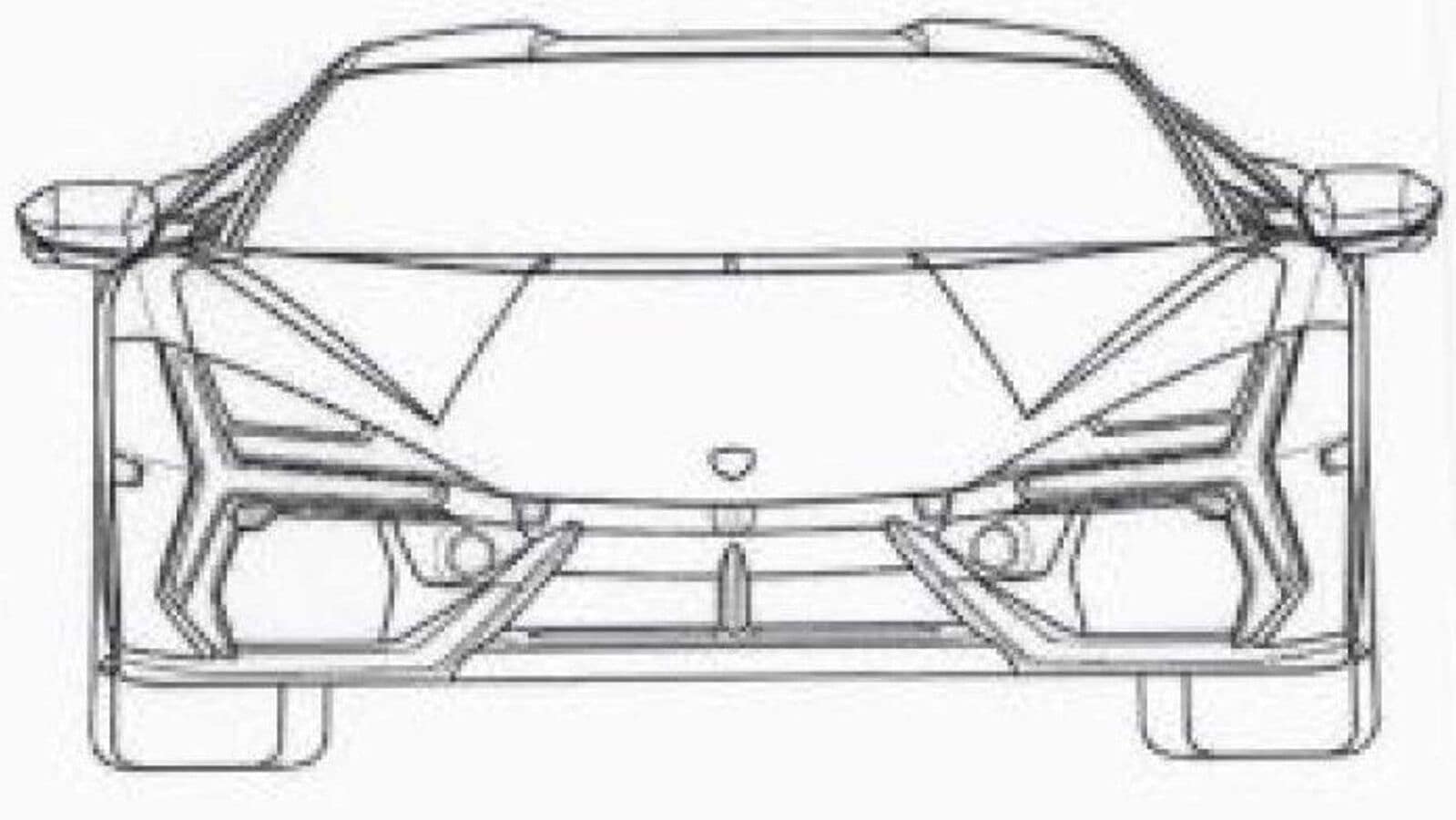 Lamborghini Egoista Concept - Car Body Design