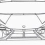 The new Lamborghini comes with a front profile that is simialar to the Sian FKP 37.