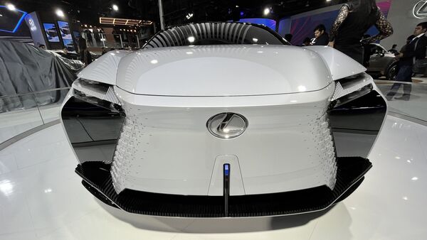Lexus showed off its LFZ Electrified concept car along with the Lexus LF30 concept car at the 2023 Auto Expo.