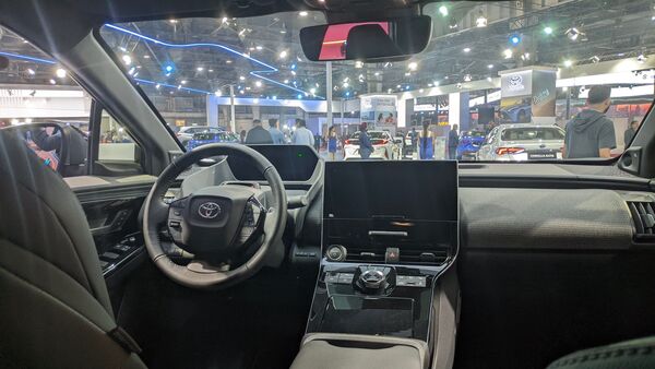 In terms of size, the bZ4X is slightly larger than the RAV4 that is on sale in the global market. In terms of size, the bZ4X is slightly larger than the RAV4 that is on sale in the global market.