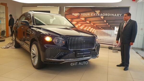 Powering the massive luxury SUV is a 4.0-litre V8 twin-turbo petrol engine. Powering the massive luxury SUV is a 4.0-litre V8 twin-turbo petrol engine.